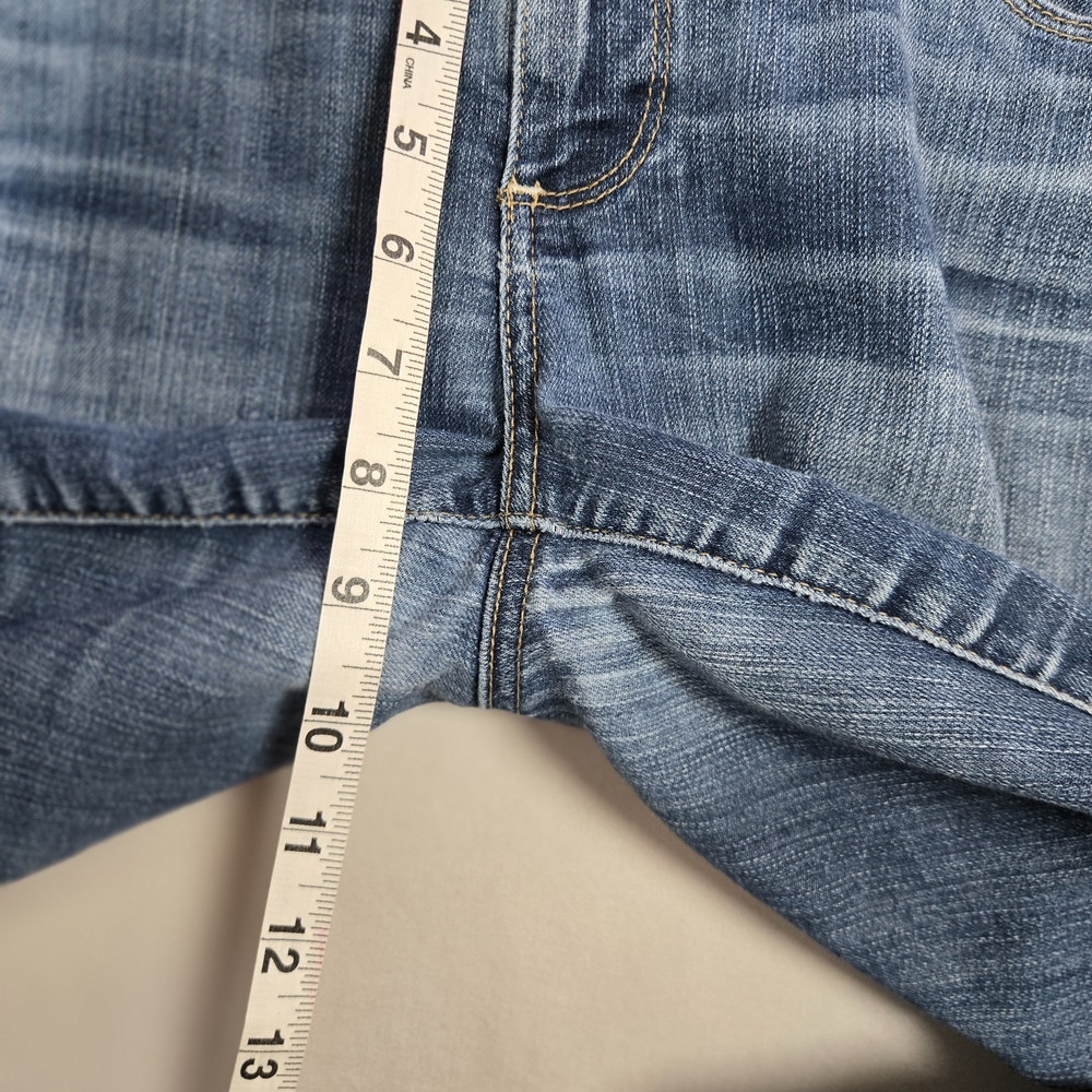 PAIGE Roxie Capri Jeans Size 29 Blue Medium Wash Made in USA EUC - Picture 13 of 15
